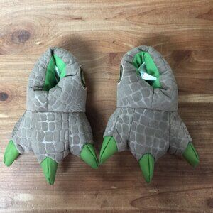 Jurassic Park Boys Light Up Dino Slipper Green Gray Little Kid 5-6